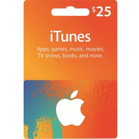 تصویر گیفت کارت 5 دلاری آیتونز آمریکا Apple Giftcard 5 USD