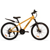 تصویر دوچرخه کودک قناری مدل JUNIOR سایز ۲۴ با ترمز دیسکی 