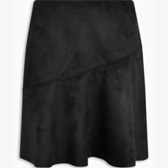 تصویر دامن کوتاه جیر مشکی نکست NEXT 