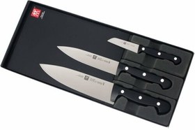 تصویر ست چاقو سه عددی زولینگ مدل تویین شف zwilling twin chef knife set 3pcs 