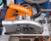 تصویر اره دیسکی گرد بر 1500 وات 190 میلی متری آاگ آلمان اصلی مدل AEG CS66 در حد نو 