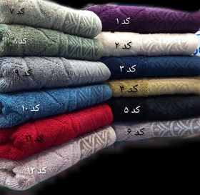 تصویر حوله دست و صورت - کد ۴ 