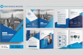 تصویر بروشور چند منظوره شرکتی – Corporate business brochure 