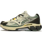 تصویر کتانی مردانه میزانو مدل Halo Mix با رویه فوم رنگ کرم یاسی 