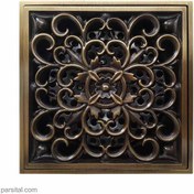 تصویر کفشور برنجی جاستایم کلاسیک C0303-71-79AB justime-floor-drain-code-c0303-71-79AB-bronze