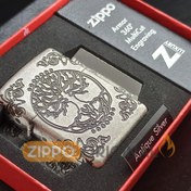 تصویر فندک زیپو اصل Zippo 29670 Armor Tree of Life Zippo Lighter 29670 Armor Tree of Life