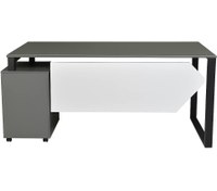 تصویر میز اداری مدرن با طراحی ساده و هندسی، انتخابی ایده‌آل برای دفاتر کار 