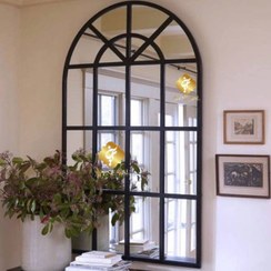 تصویر آینه طرح خورشید خاتون | قاب چوبی | سایز ۱۰۰ *۱۸۰ سانتیمتر 