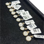 تصویر پلاک طلا حروف صدفی 