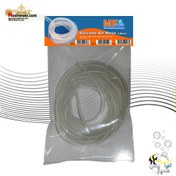 تصویر شلنگ سیلیکونی هوا 20 متری ام اف آکوا MF aqua silicone air hose 4/6mm