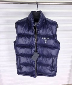 تصویر جلیقه پافر (Prada) پرادا سیلیکونی ضدآب مسترکوالیتی واقعی (۳ رنگ) - کرم / L Prada