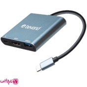 تصویر هاب تایپ سی بیاند مدل BA-412 