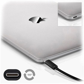 تصویر کابل تبدیل USB-C به USB پی نت مدل POT.500 طول 10 سانتی متر P-net