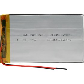 تصویر باتری 3.7 ولت مدل 405696 ظرفیت 3000 میلی آمپر ساعت ا 405696 - 3000mAh 3.7V Battery 405696 - 3000mAh 3.7V Battery
