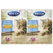 تصویر تشویقی مدادی وینستون طعم مرغ و اردک ا Winston, Cat Treat Sticks, Chicken & Duck Winston, Cat Treat Sticks, Chicken & Duck