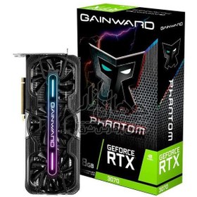 تصویر کارت گرافیک گیمینگ gainward GeForce RTX 3070 Phantom دست دوم 