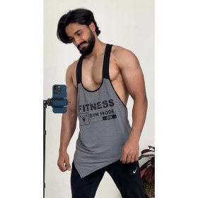 تصویر رکابی بدنسازی مردانه طرح Fitness 