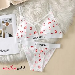 تصویر ست سوتین و شورت پلنگی فانتزی سایز ۳۶-۴۰ 