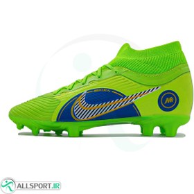 تصویر کفش فوتبال نایک مرکوریال طرح اصلی Nike Mercurial Green Blue 