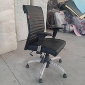 تصویر صندلی چرخدار گردون کارمند منشی (ارسال با باربری و پسکرایه به عهده مشتری) 
