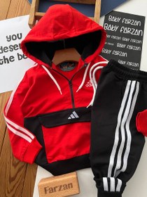 تصویر هودی شلوار آدیداس – کد ۱۱۹-۱ 