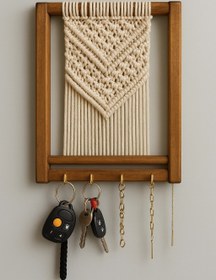 تصویر قاب دیواری مکرومه 