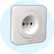 تصویر پریز برق محافظ‌ دار | مدل آدا دلند Socket-Outlet With Child Protection