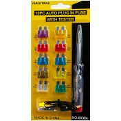 تصویر تستر فیوز خودرو کامکو مدل NO/65384 همراه با ۱۰ عدد فیوز 