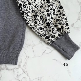 تصویر بافت آستین گلی 