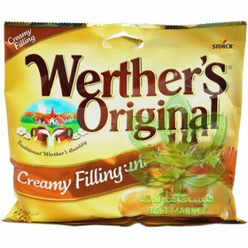 تصویر آبنبات با مغز کارامل ۱۲۵ گرم وردرز اورجینال – werther’s original 