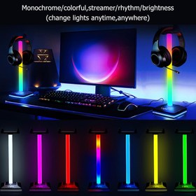 تصویر استند و پایه نگهدارنده هدست/هدفون گیمینگ RGB مدل T-20 GAMING RGB STAND