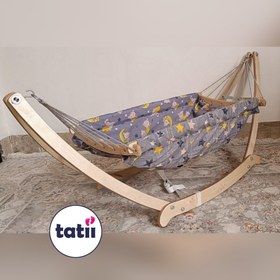 تصویر گهواره سنتی نوزاد تاتی _ ارتفاع ثابت 