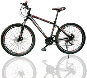 تصویر دوچرخه آلومینیوم سایز 26 دراک ترمز دیسکی - رنگ قرمز Bike 26 inch Disc Brakes 21sp Alloy Blue