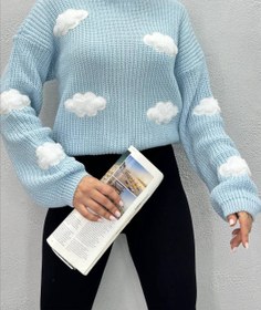 تصویر بافت ابر برجسته - نارنجی 