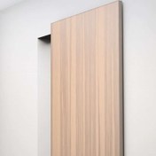 تصویر درب چوبی کشویی ریل مخفی ( پنهان )