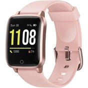 تصویر ساعت هوشمند Letsfit ۱.۳ اینچی ضد آب با مانیتور ضربان قلب 