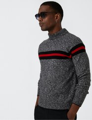 تصویر بولیز زمستانه گردن‌بند نیمه‌پلنگی - کوتون - Koton - اورجینال- 358860344 