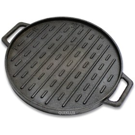 تصویر تابه گرد گریل چدنی 