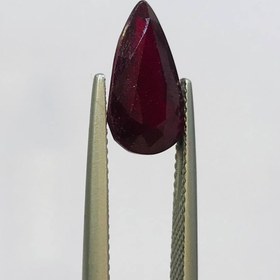 تصویر نگین یاقوت سرخ سایز 14*8 