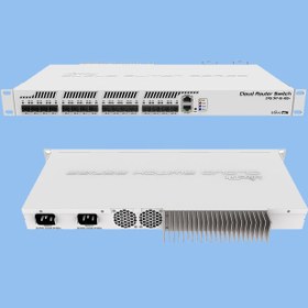 تصویر کلود روتر سوئیچ میکروتیک مدل CRS317-1G-16S+RM Mikrotik CRS317-1G-16S+RM Cloud Router Switch