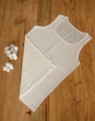 تصویر زیرپوش مردانه یقه خشتی پنبه خالص پک 6عددی جنس پنبه خالص 