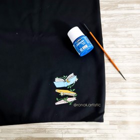 تصویر مقنعه نقاشی شده 