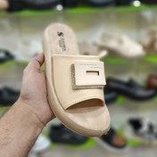 تصویر صندل زنانه مدل روژا رنگ کرمی برند شیما زیره پی یو تزریق - 41 