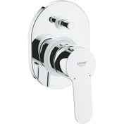 تصویر شیر حمام توکار گروهه GROHE مدل Bauedge کد 29039000 GROHE BauEdge Concealed bath / shower mixer