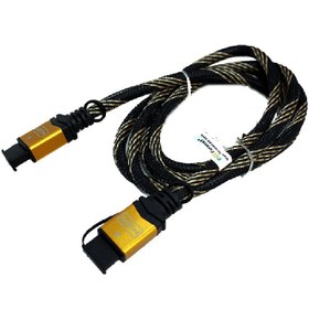 تصویر کابل اچ دی ام آی فرانت سرپوش طلایی 3 بعدی 20 متر ا HDMI Gold Cable 3D 20M HDMI Gold Cable 3D 20M