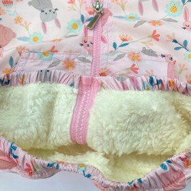 تصویر سویشرت دخترانه تو خز صورتی 