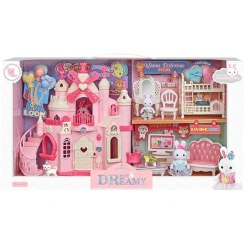 تصویر ست عروسک خانه و قصر خرگوش کد 6689 