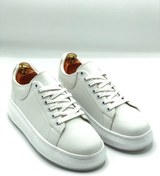 تصویر کتونی ونس مردانه الکساندر مکوئین لژدار رویه میکروفایبر دور دوخت سفید - ۴ Alexander McQUEEN