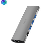 تصویر هاب تایپ سی دارای 11 پورت ویوو مدل Alpha 11 in 1 WiWU Alpha 11 in 1 Usb Type C Hub