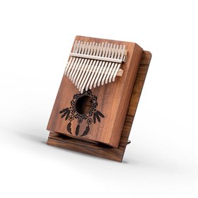 تصویر کالیمبا ذوزنقه بلوط طرح پر سرخ پوستی 